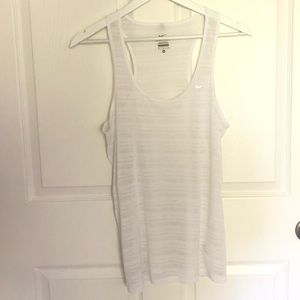 Nike Dri-Fit Tank Top in White